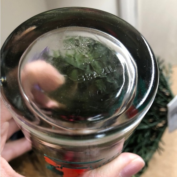 Set of two MCM Christmas drinking glasses mid century modern tumbler water glass - Picture 10 of 11